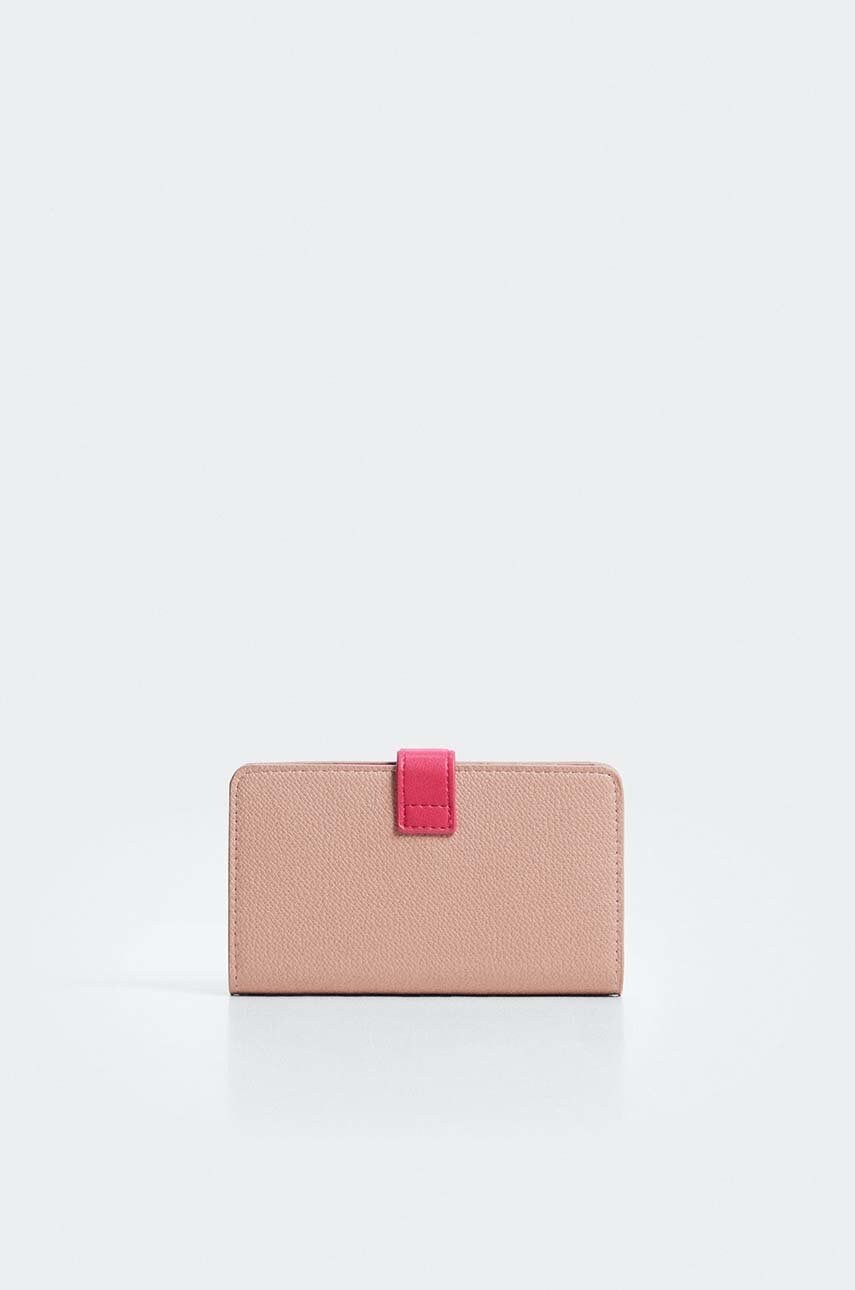 

Кошелек Mango Bionic женский цвет розовый