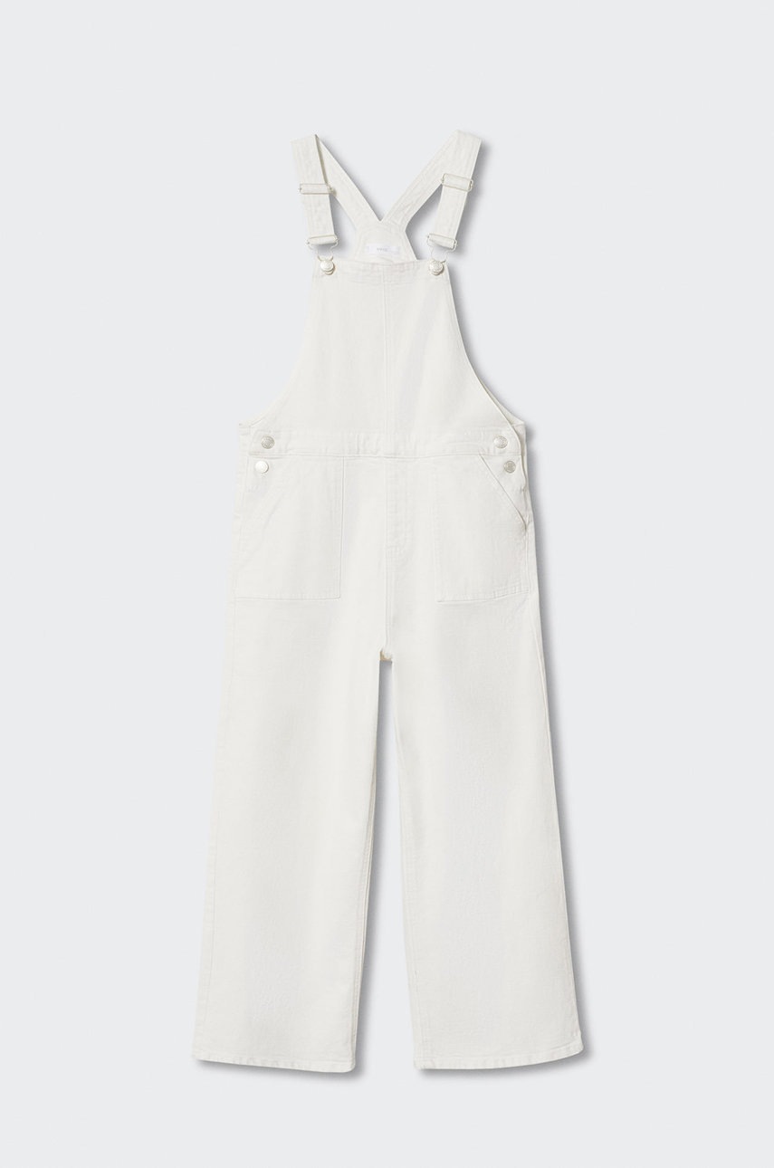 

Дитячий комбінезон Mango Kids Frayed колір білий