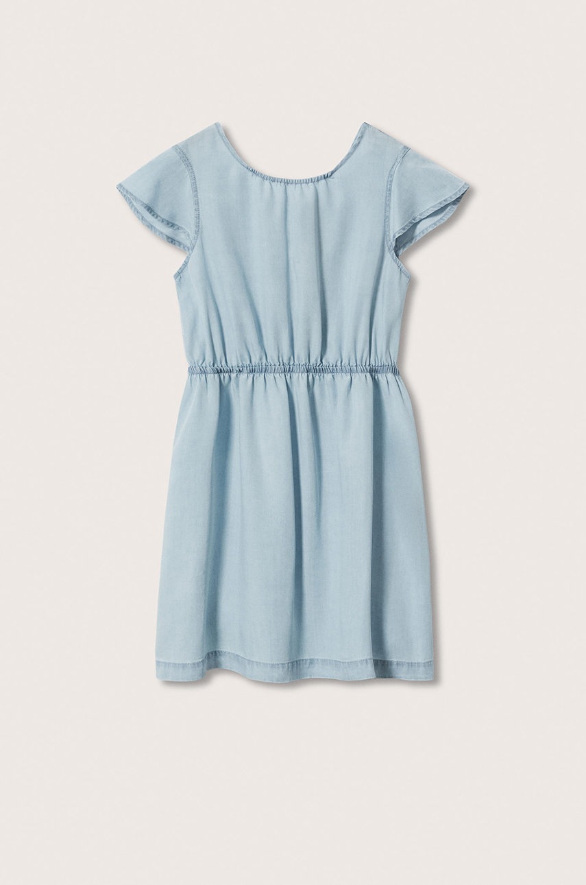 

Детское платье Mango Kids Cuto цвет фиолетовый mini расклешённое