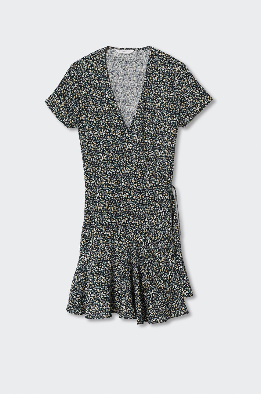

Дитяча сукня Mango Kids Chelsea колір чорний mini пряма