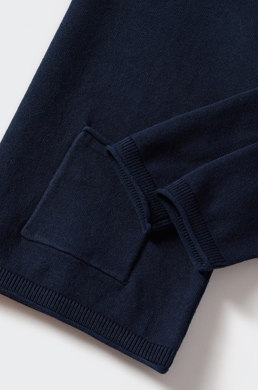 

Детский свитер Mango Kids Jin3 цвет синий лёгкий