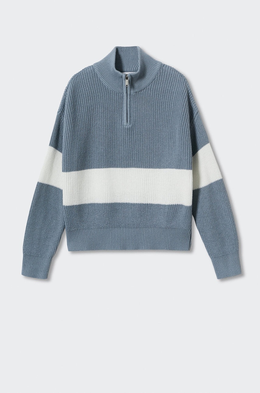 

Детский хлопковый свитер Mango Kids Zip лёгкий