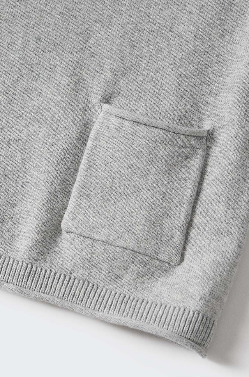 

Дитячий светр Mango Kids Jinbe колір сірий легкий