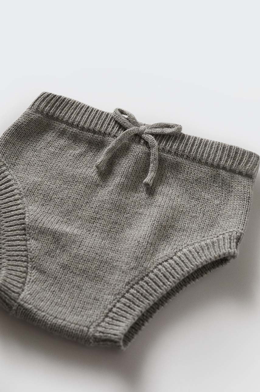 

Дитячі шорти Mango Kids Niza3 колір сірий однотонні