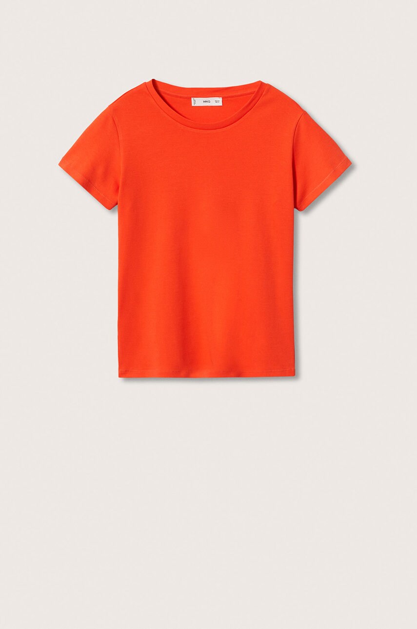 

Хлопковая футболка Mango Situ3 цвет оранжевый