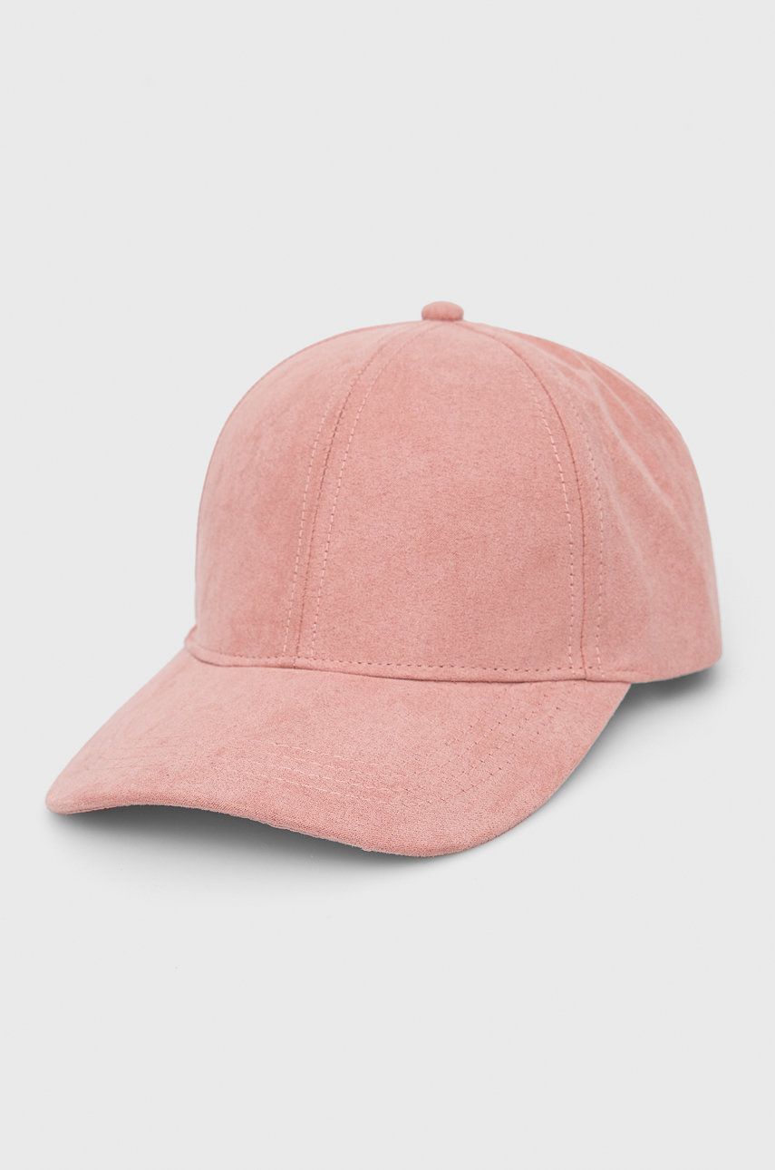 Medicine czapka kolor różowy