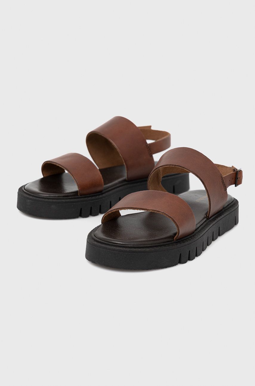 Medicine sandale de piele femei, culoarea maro 2022 ❤️ Pret Super answear imagine noua 2022
