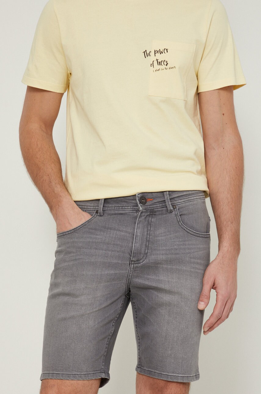 Medicine pantaloni scurti barbati, culoarea gri