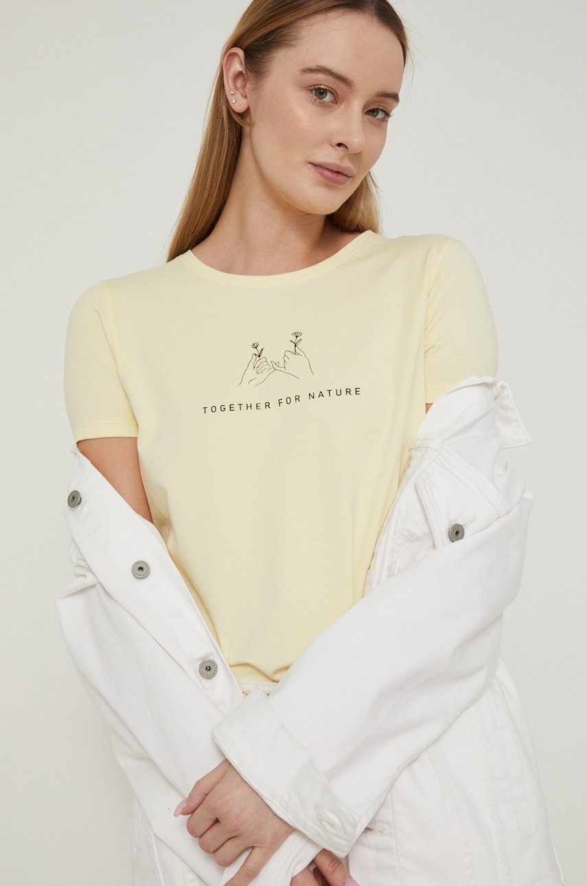 

Тениска Medicine дамска в жълто, Жълт