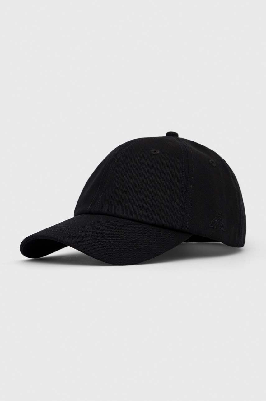 Medicine șapcă de baseball din bumbac culoarea negru, neted