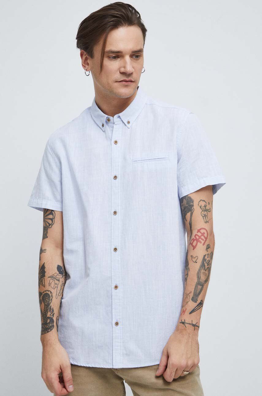 Plátěná košile Medicine pánská, regular, s límečkem button-down