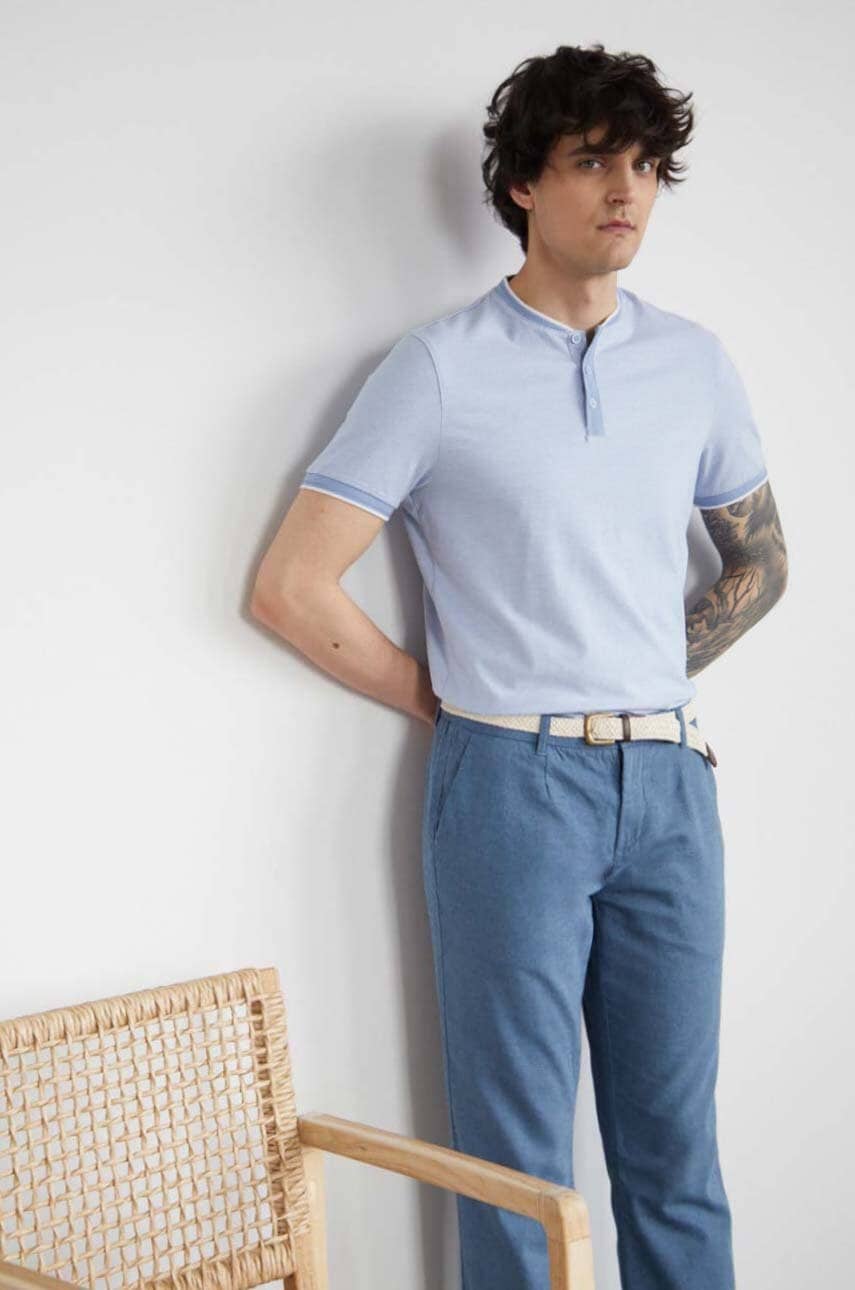 Medicine tricou polo barbati, melanj