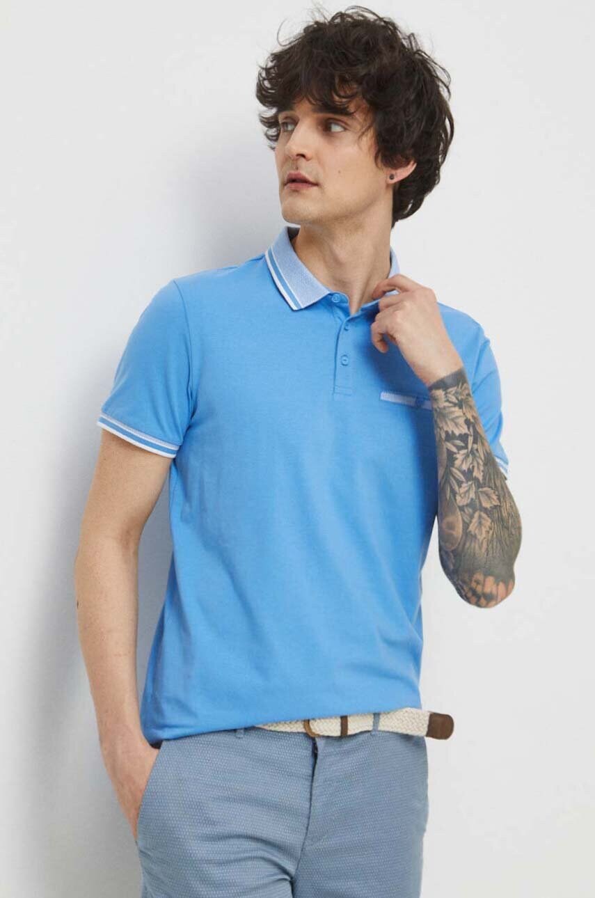 Medicine tricou polo barbati, neted