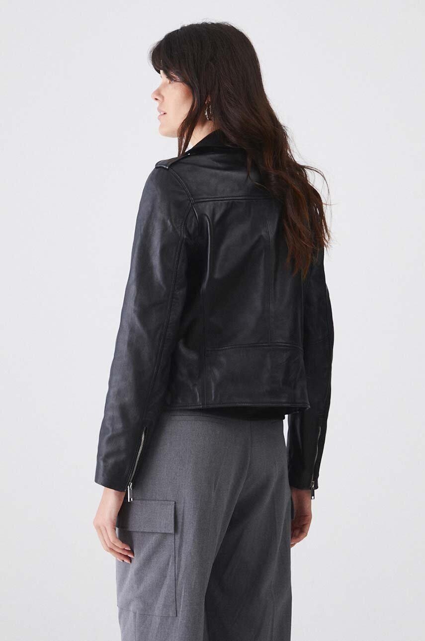 Δερμάτινο μπουφάν Medicine χρώμα: μαύρο φωτογραφία