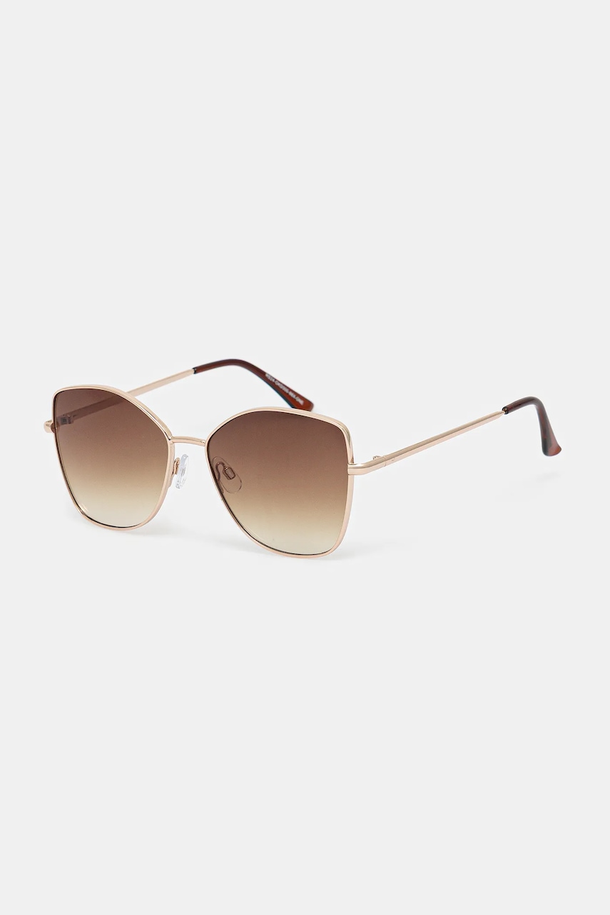 Medicine ochelari de soare culoarea maro