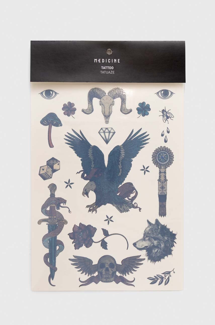 Medicine tatuaje temporare 2-pack