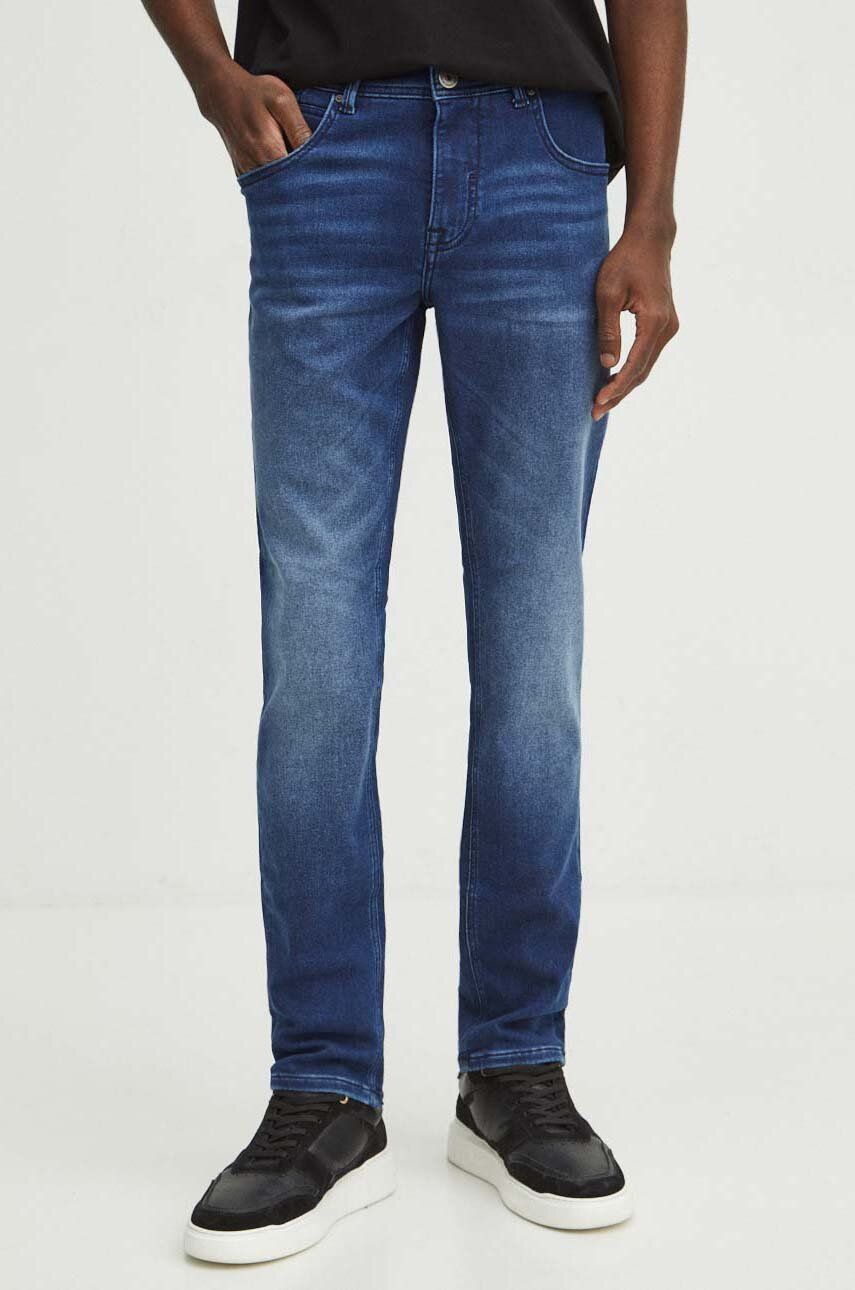 Medicine jeans bărbați, culoarea bleumarin