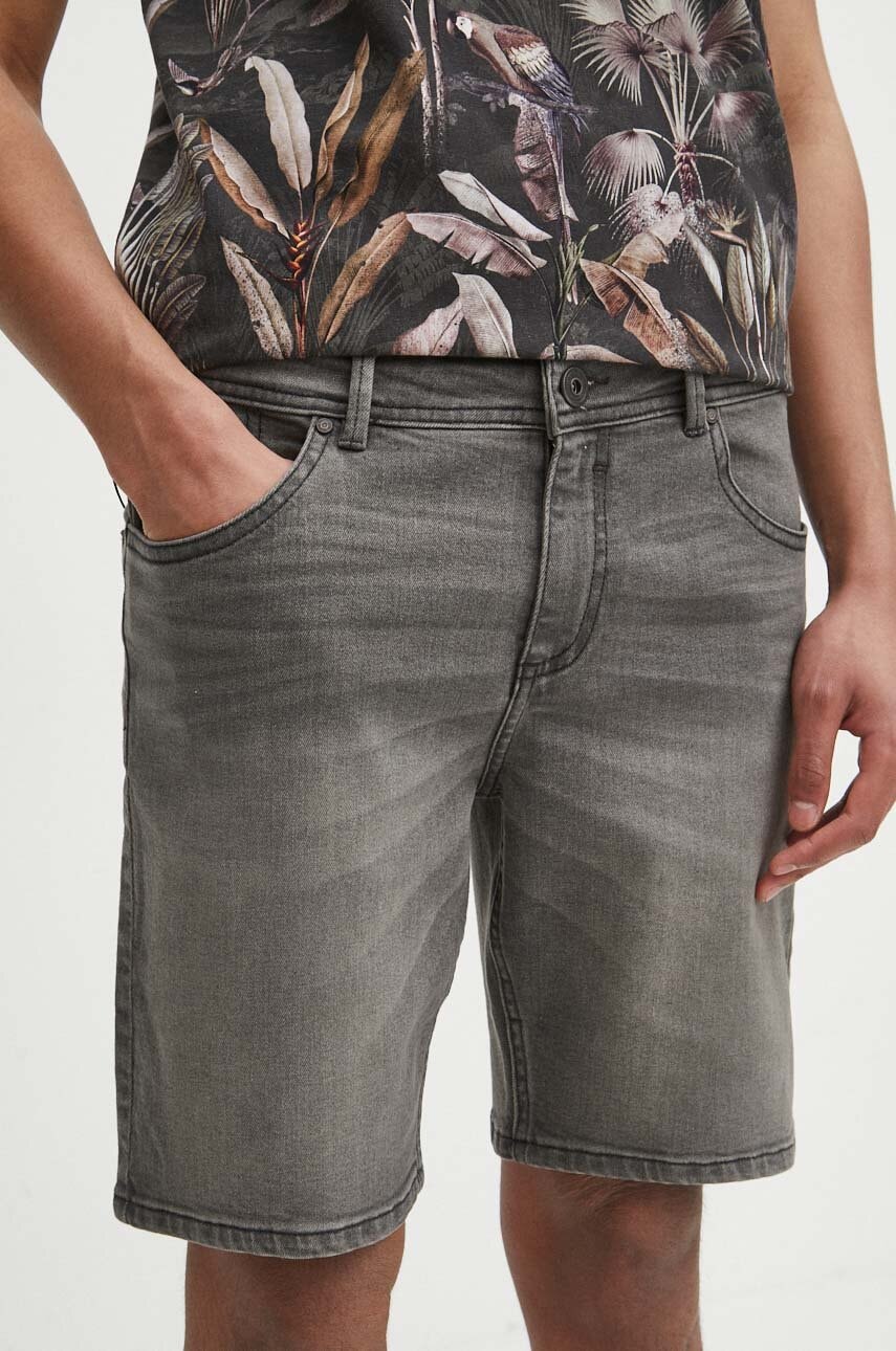 Medicine pantaloni scurti jeans barbati, culoarea negru Medicine pantaloni scurti jeans barbati, culoarea negru