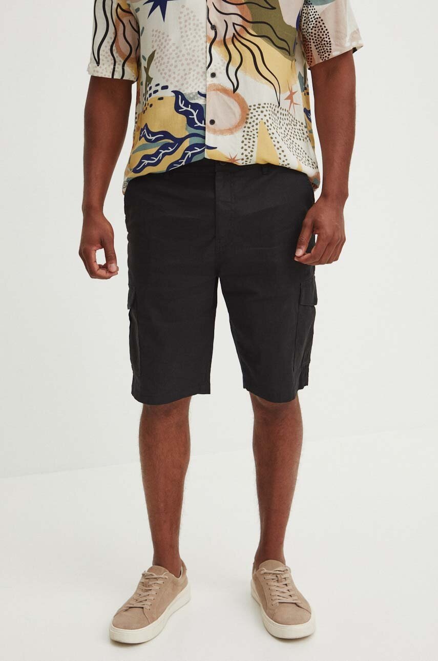 

Къс панталон Medicine в черно, Черен