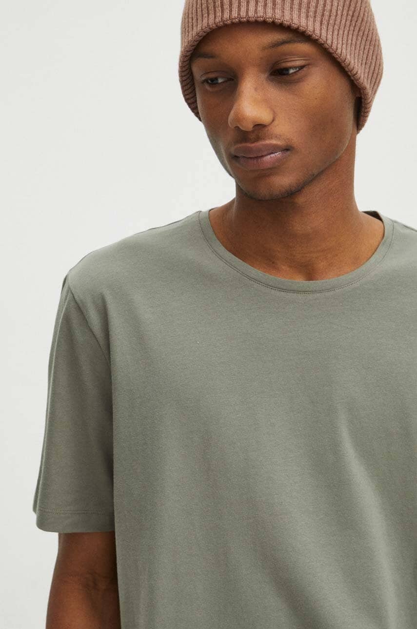 Medicine tricou din bumbac barbati, culoarea verde, modelator Medicine tricou din bumbac barbati, culoarea verde, modelator