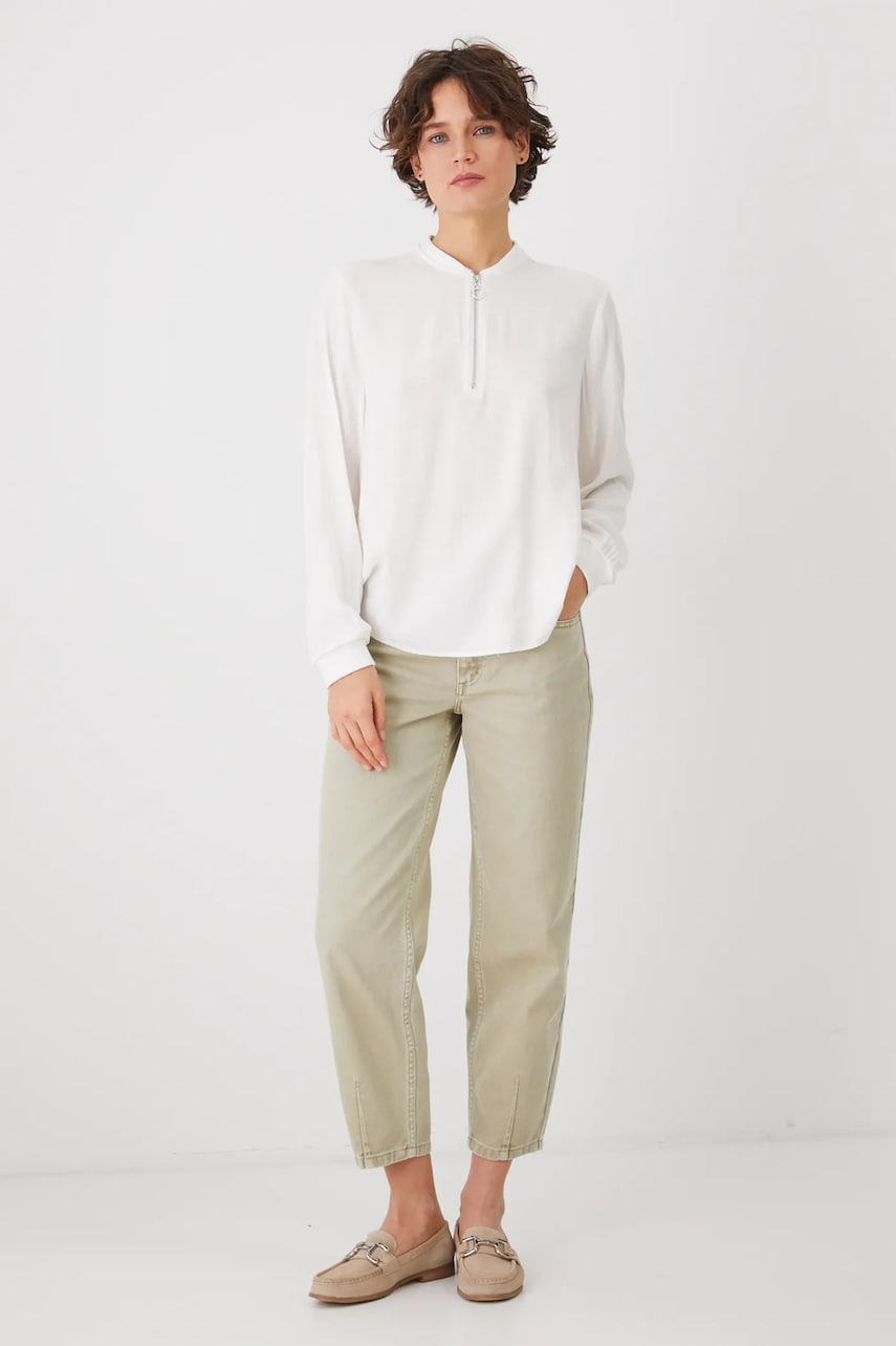 Medicine bluza femei, culoarea alb, neted Medicine bluza femei, culoarea alb, neted