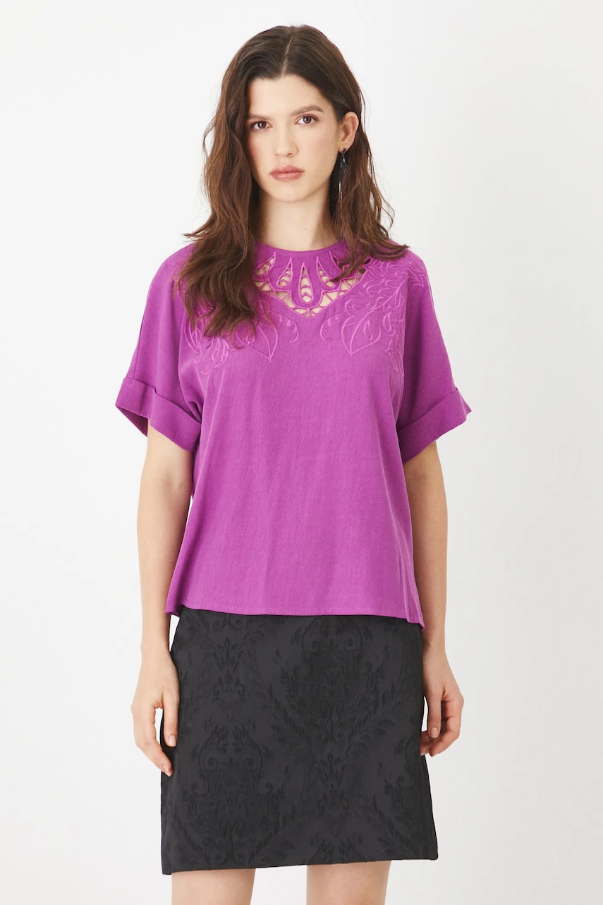 Medicine bluza femei, culoarea roz, cu imprimeu Medicine bluza femei, culoarea roz, cu imprimeu