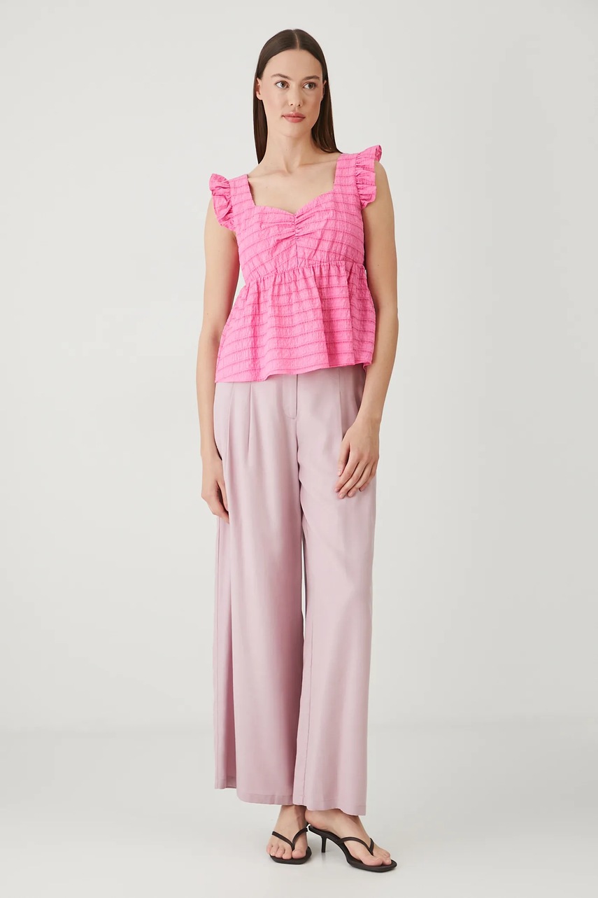 Блузка Medicine цвет розовый однотонная