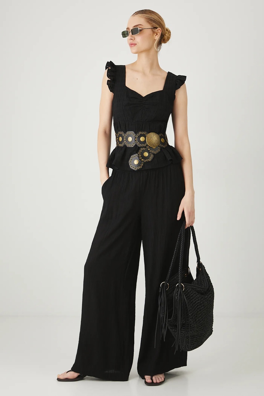 Блузка Medicine цвет чёрный однотонная