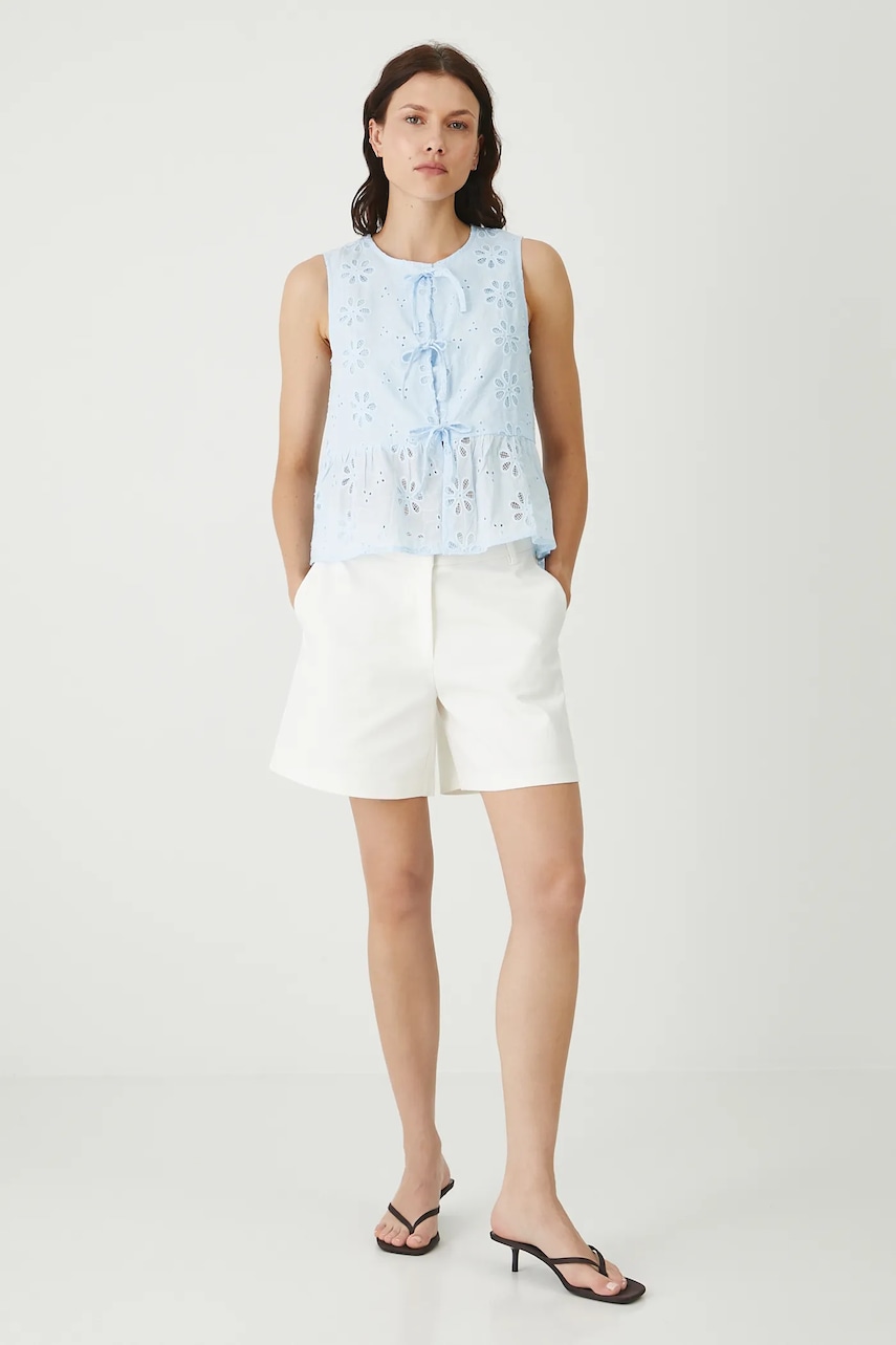 Medicine bluză din bumbac in modele florale