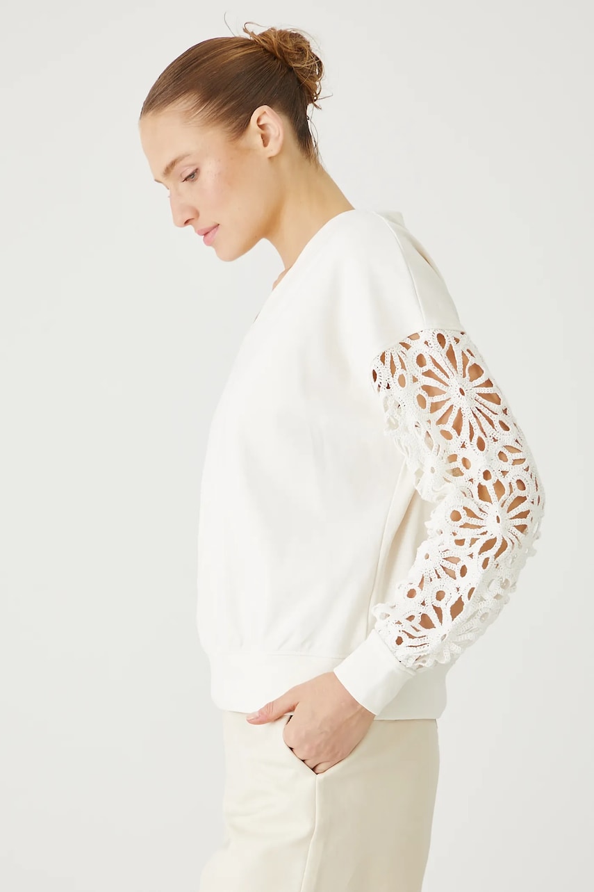 Medicine bluza culoarea bej, neted