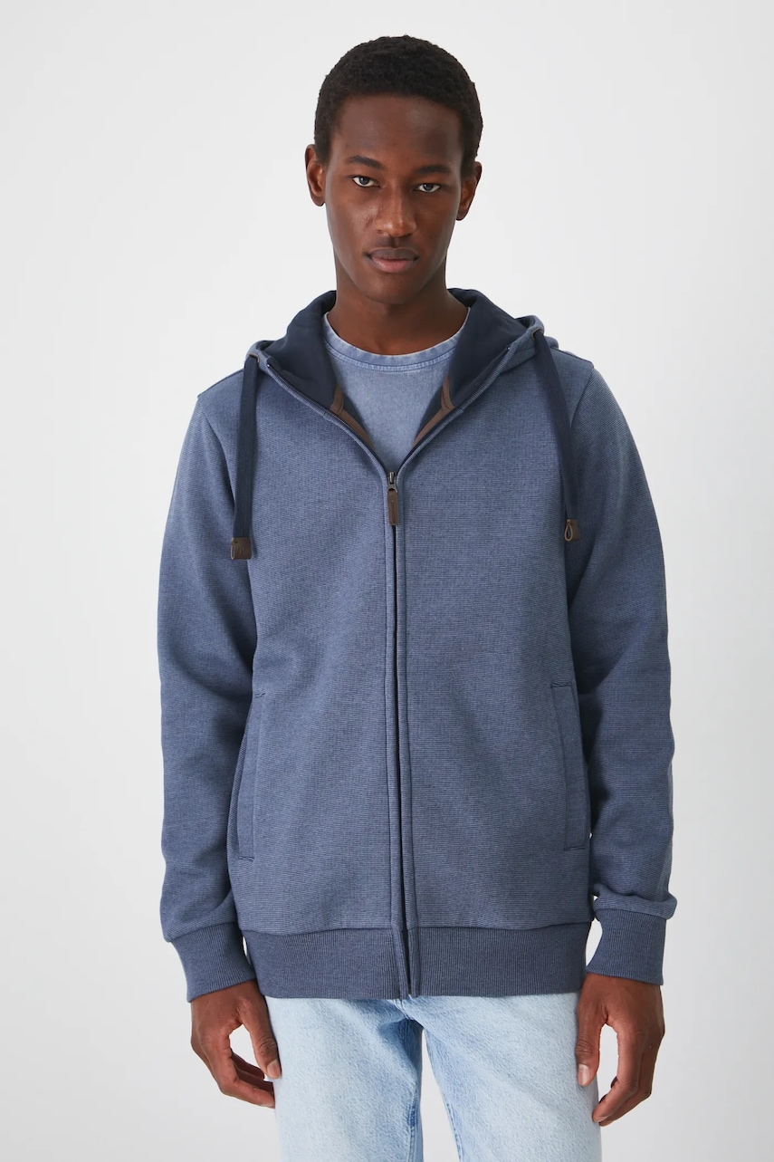 Medicine bluza barbati, cu glugă, melanj