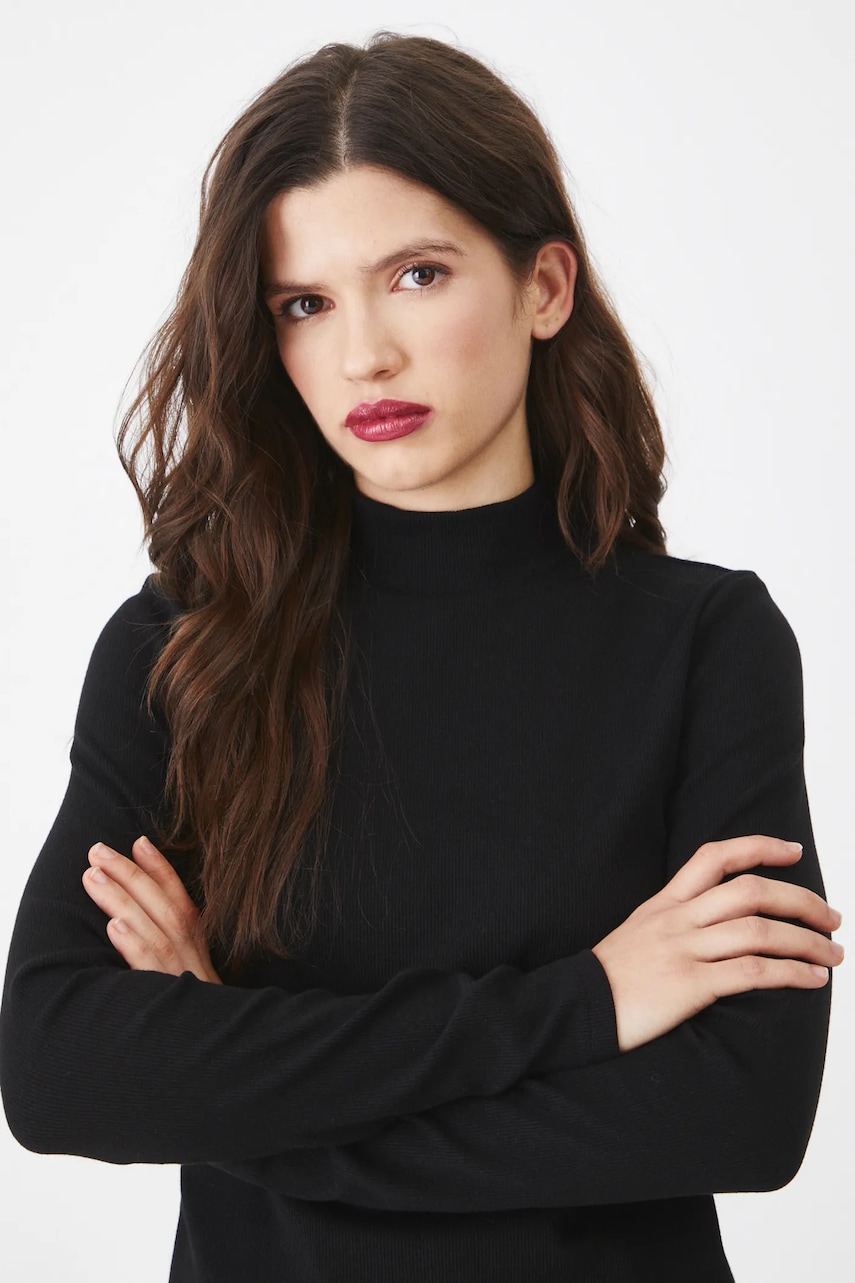 Medicine longsleeve femei, culoarea negru, cu turtleneck Medicine longsleeve femei, culoarea negru, cu turtleneck