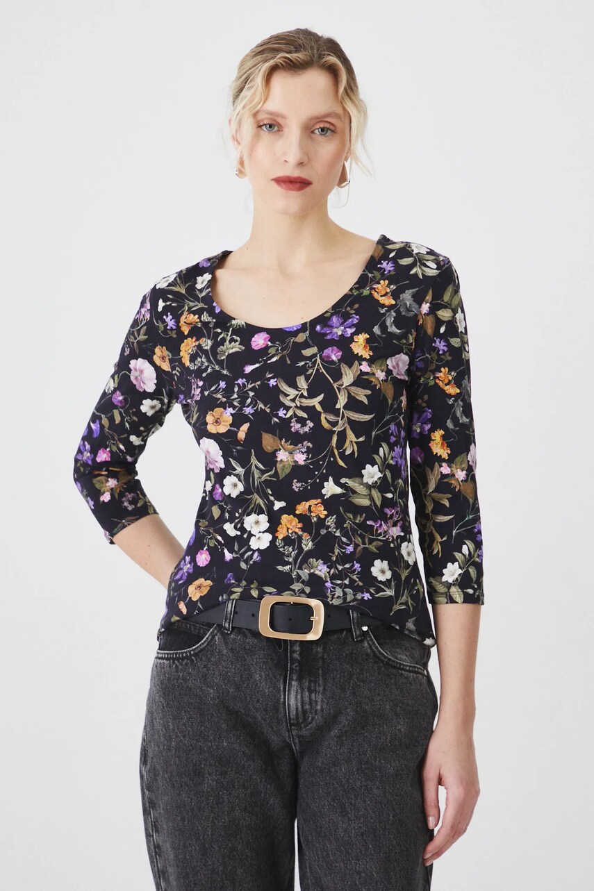 Medicine longsleeve femei, culoarea negru