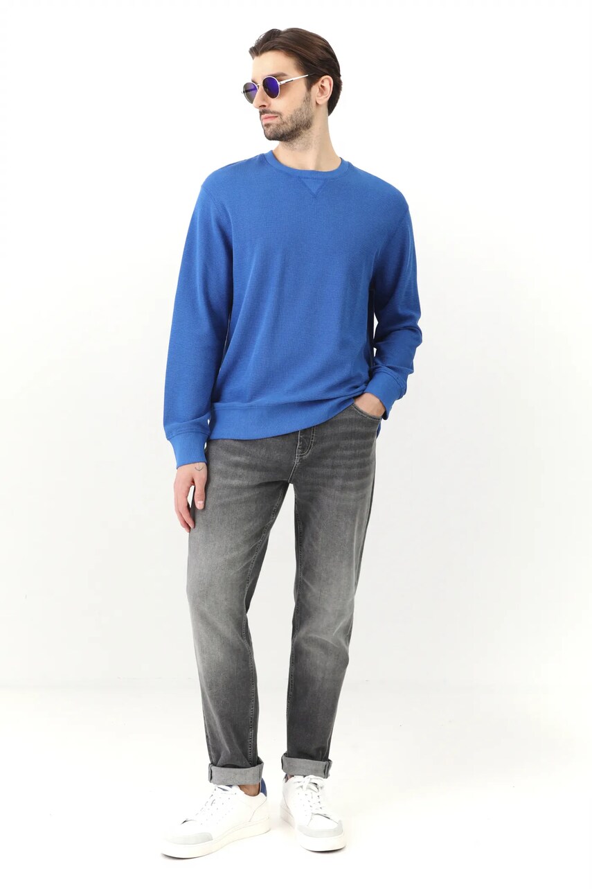 Medicine longsleeve din bumbac barbati, neted