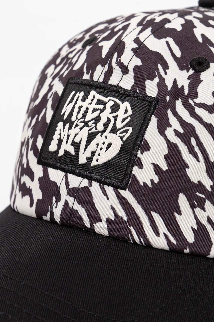 Хлопковая кепка Medicine женская цвет чёрный с аппликацией Хлопковая кепка Medicine женская цвет чёрный с аппликацией