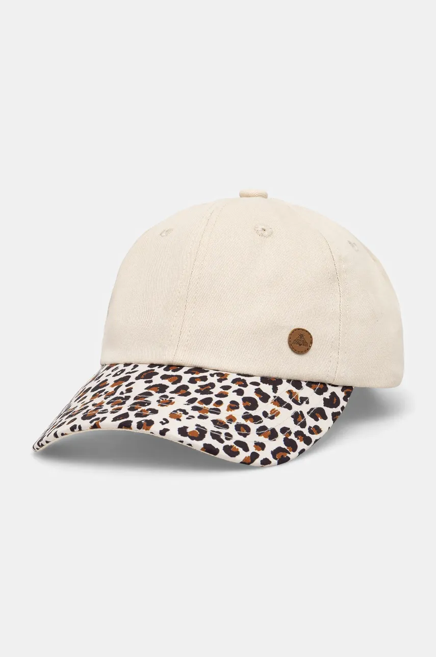 Хлопковая кепка Medicine женская цвет бежевый узор Хлопковая кепка Medicine женская цвет бежевый узор