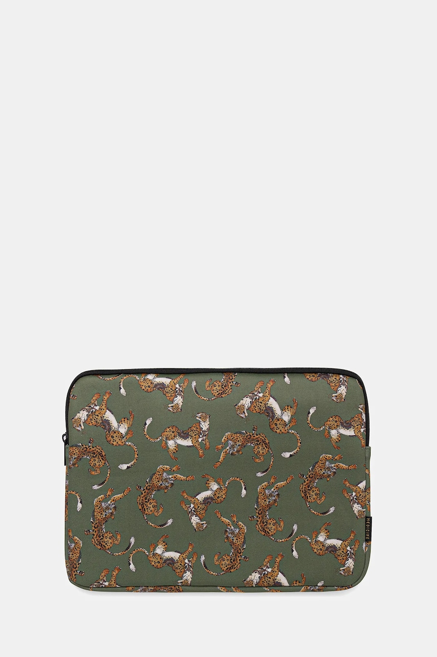 Medicine husa laptop culoarea verde