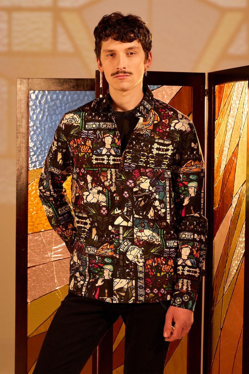 Medicine camasa barbati, cu guler clasic, regular