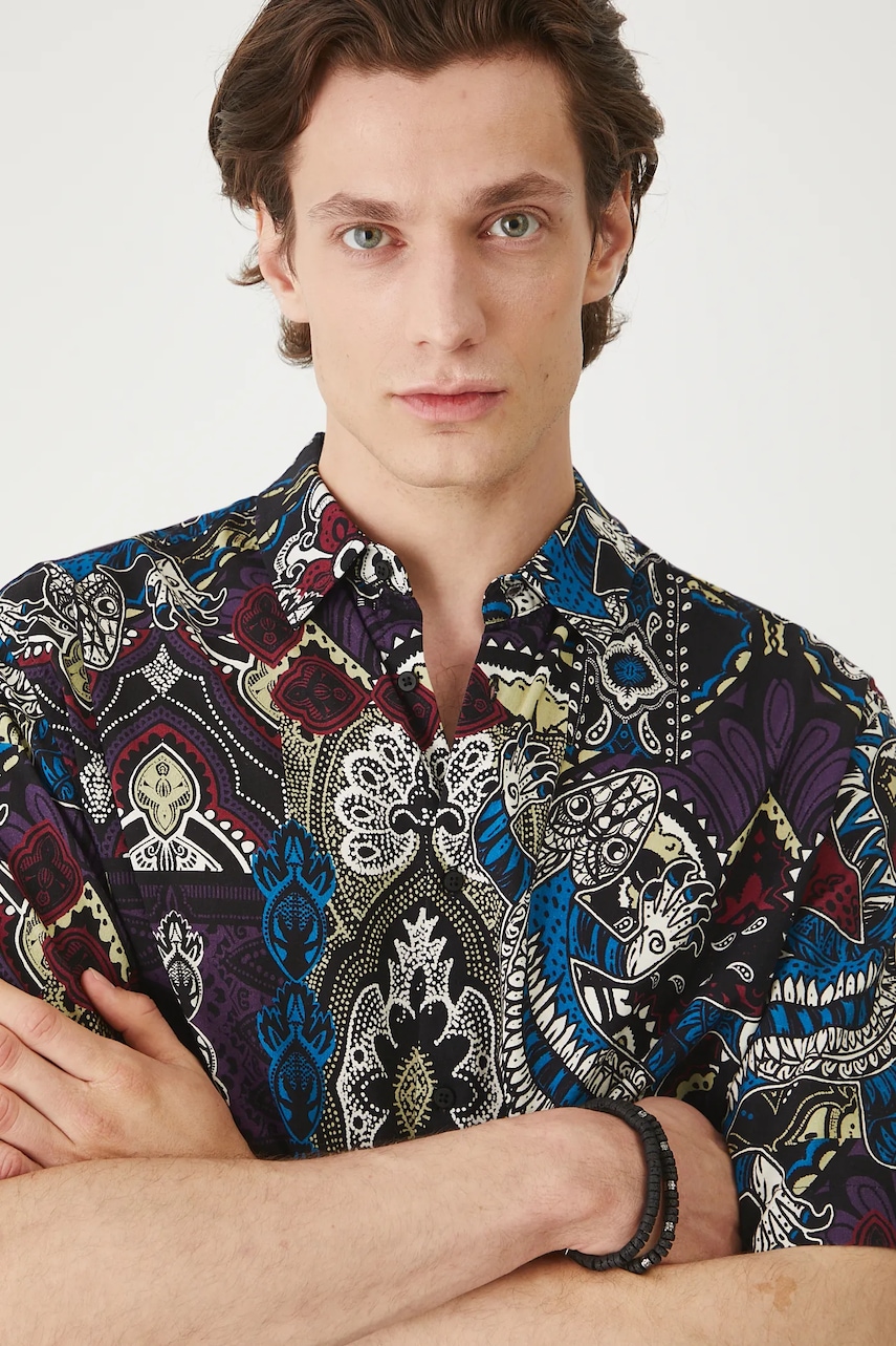 Medicine camasa cu guler clasic, relaxed