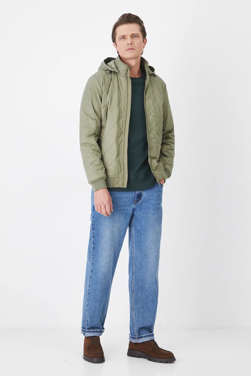 Medicine geaca bomber barbati, culoarea verde, de tranzitie Medicine geaca bomber barbati, culoarea verde, de tranzitie