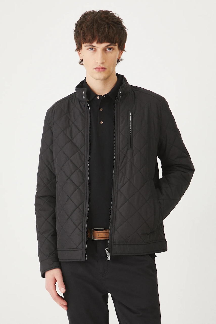 Medicine geaca barbati, culoarea negru, de tranzitie