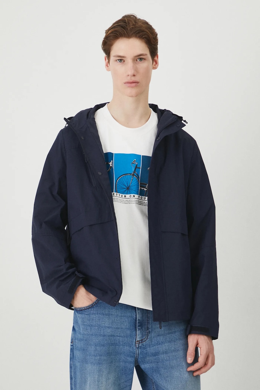 Medicine geaca culoarea albastru marin