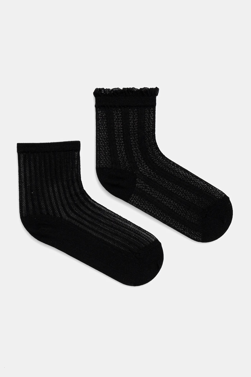 Medicine șosete 2-pack femei, culoarea negru