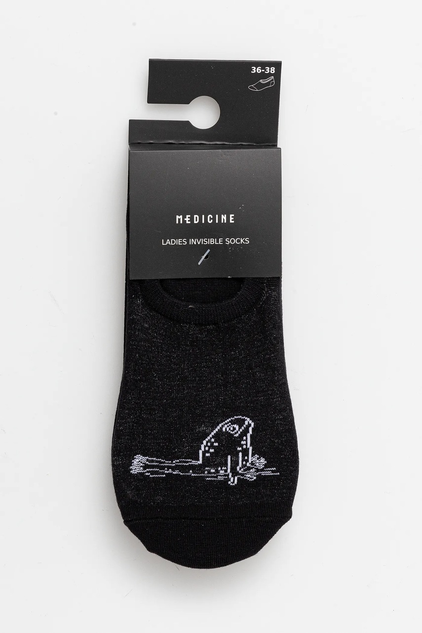 Хлопковые носки Medicine 3 шт цвет чёрный