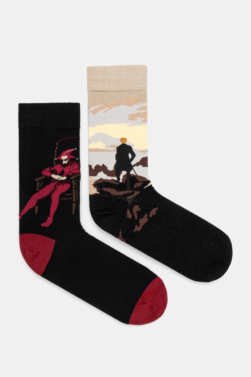 Medicine skarpetki bawełniane 2-pack męskie kolor multicolor