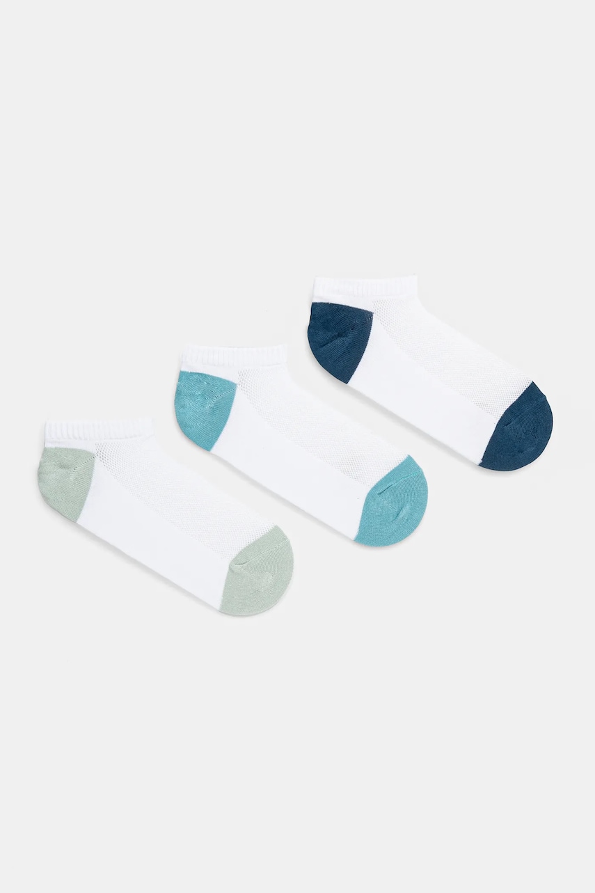 Medicine ciorapi de bumbac 3-pack barbati, culoarea alb