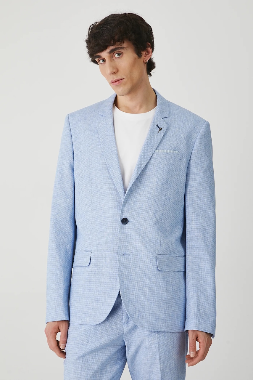 Medicine blazer din amestec de in barbati