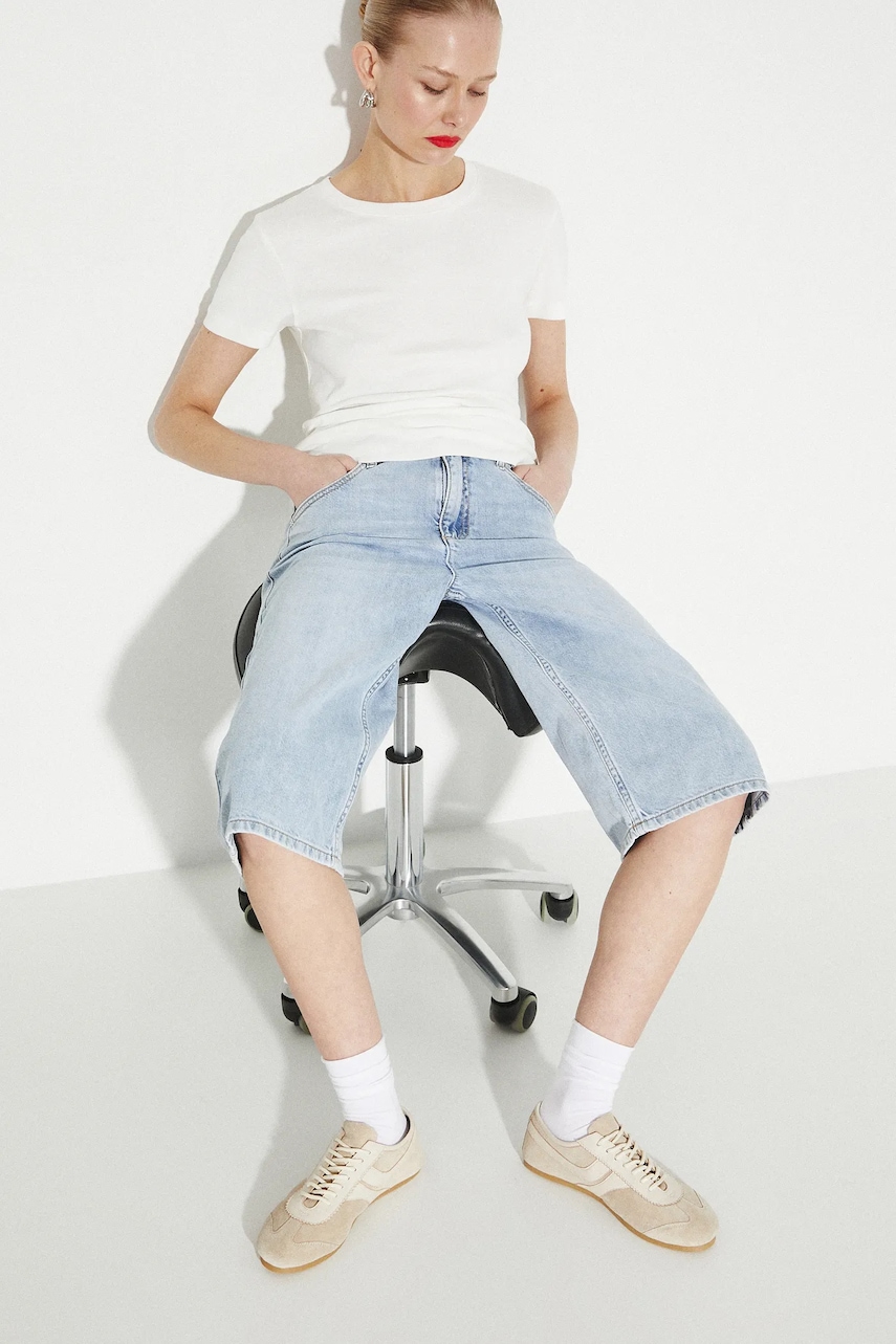 Medicine sneakers din piele intoarsă culoarea bej