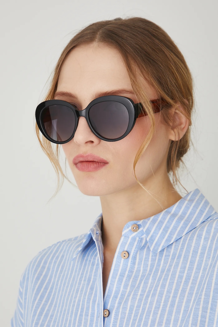 Medicine ochelari de soare culoarea negru