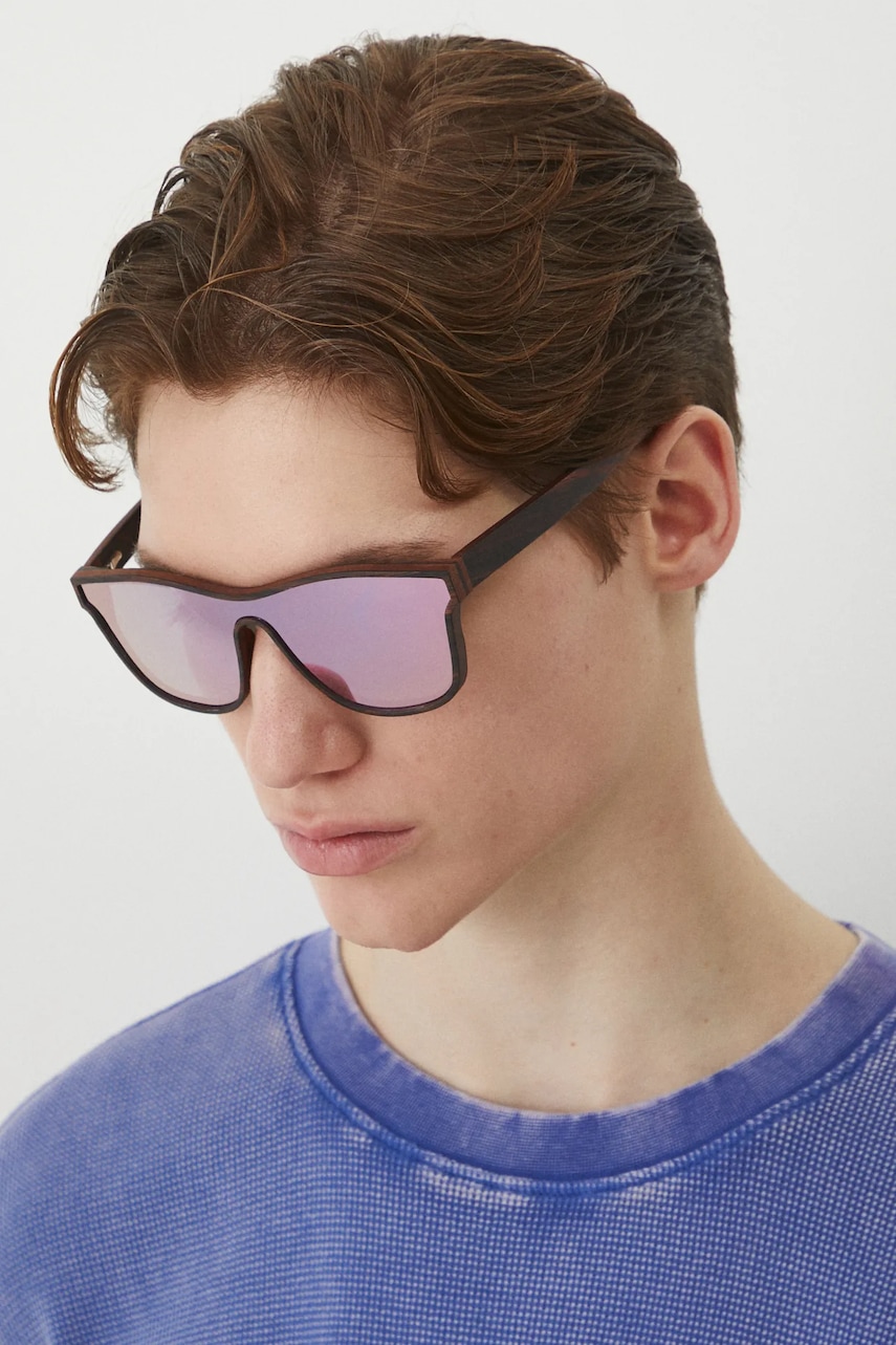 Medicine ochelari de soare barbati, culoarea maro Medicine ochelari de soare barbati, culoarea maro